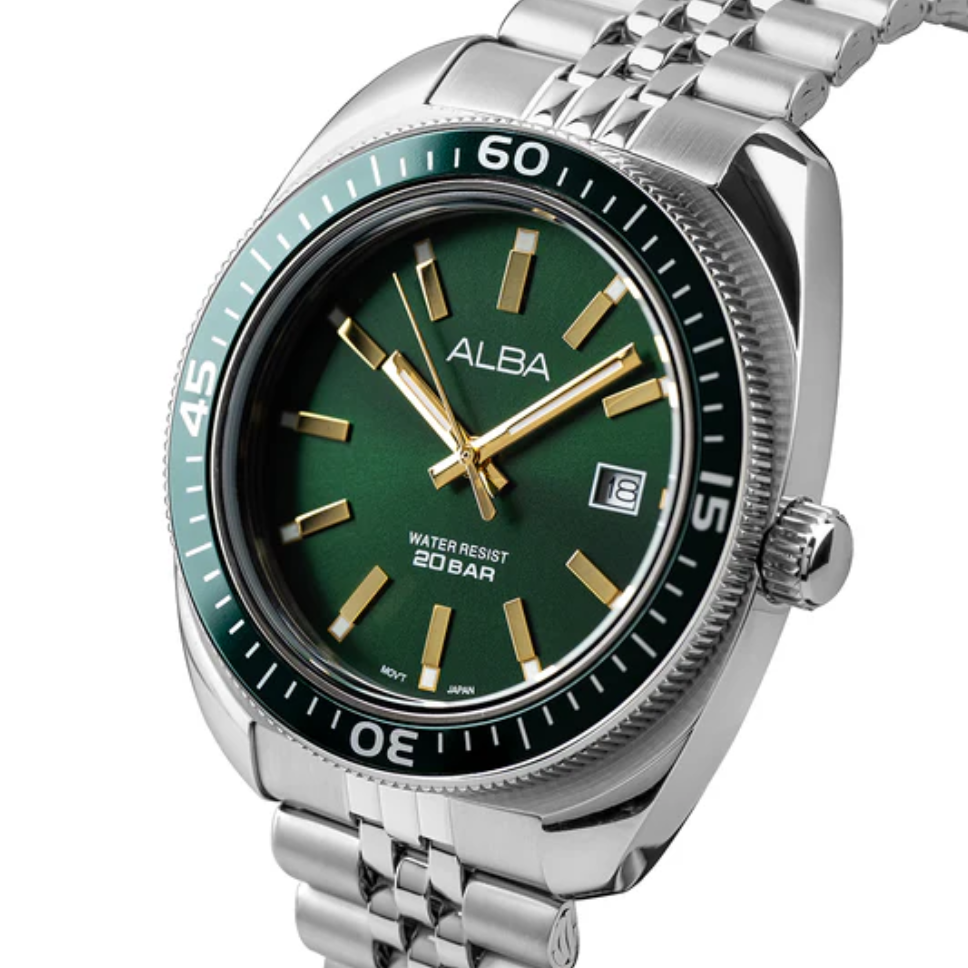 ALBA Fashion Emerald Green Dial Men's Watch AS9T77X1