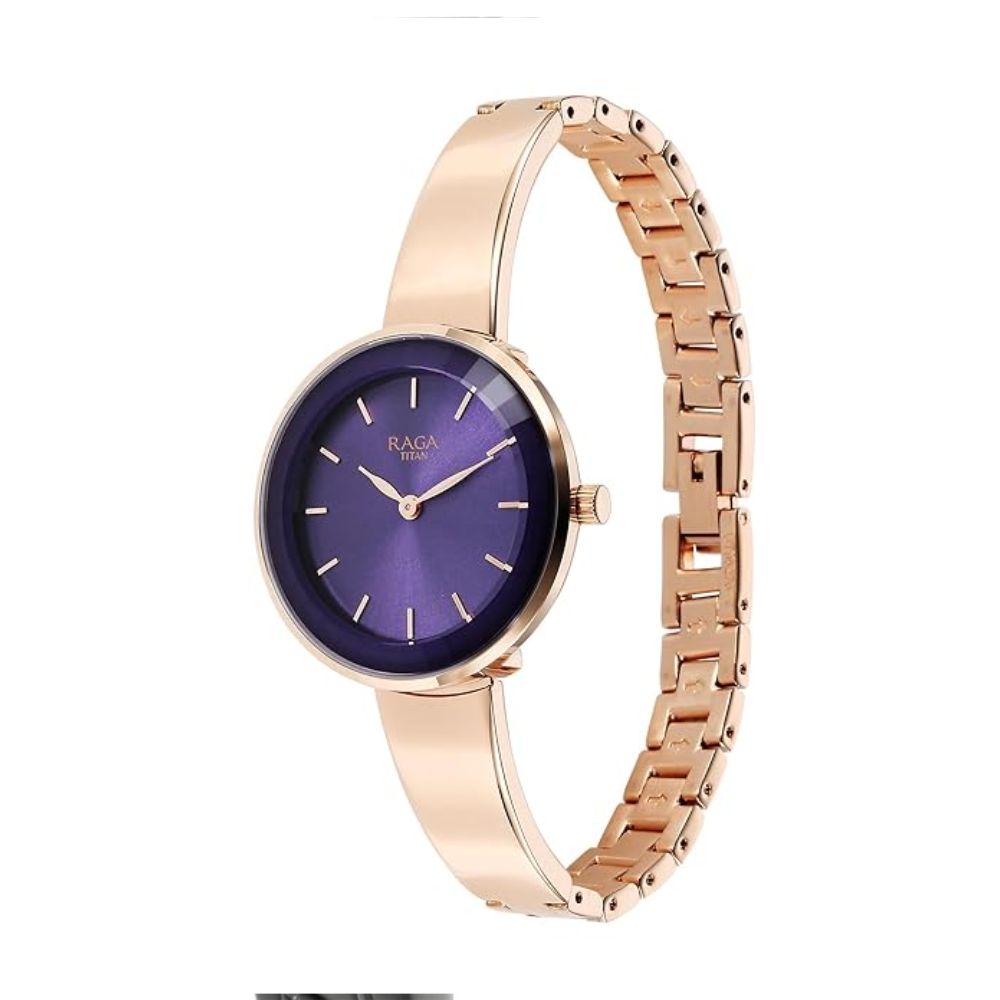 Titan Raga Showstopper Purple Dial Women's Watch 95276WM01