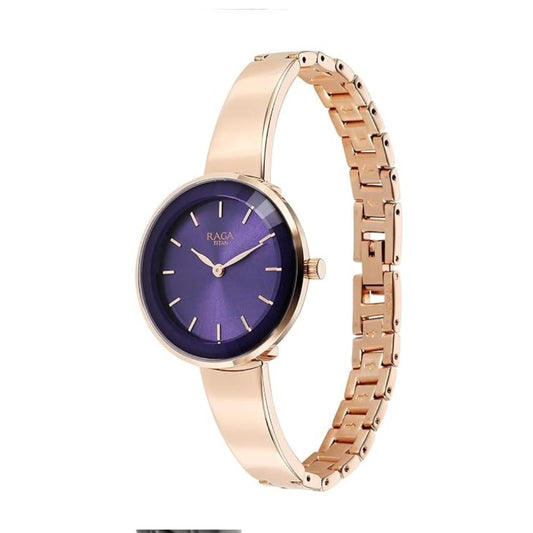 Titan Raga Showstopper Purple Dial Women's Watch 95276WM01