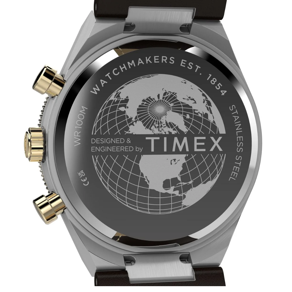 Timex Q Round Black Dial Men's Watch TW2Y56000IK