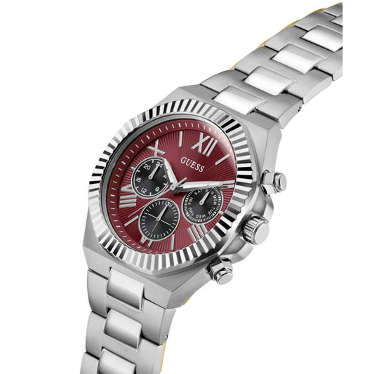 GUESS Equity Silver Men's Watch GW0703G7