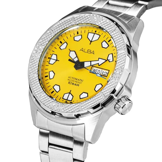 ALBA Yellow Dial Men's Watch AL4567X1