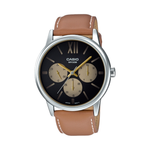 Casio  Brown Leather Strap Men's Watch MTP-E312L-5BV | 10540554