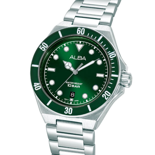 Alba Green Men Watch AS9W17X1