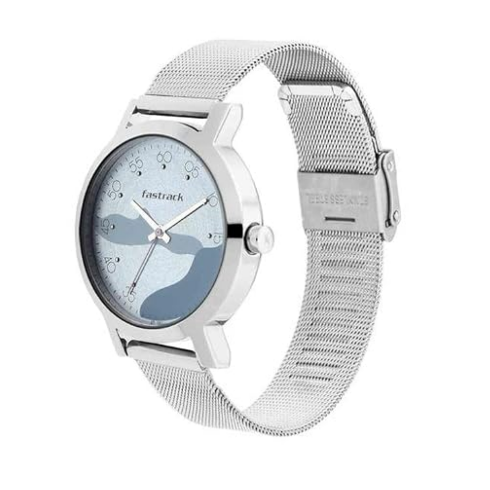 Fastrack Bare Basics Blue Dial Women's Watch 6222SM02