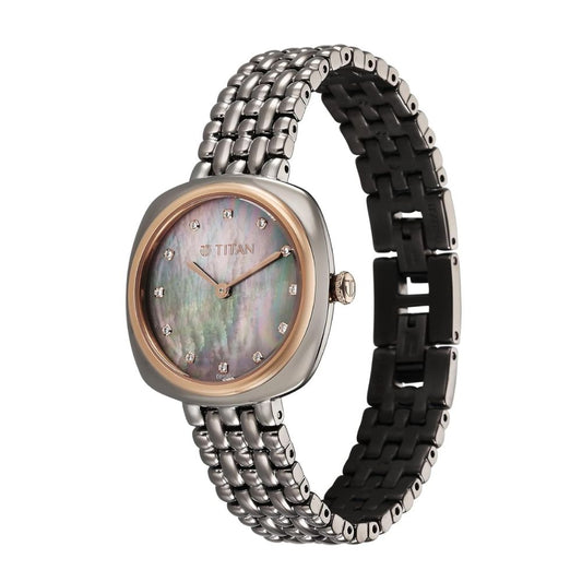 Titan Aura Phase Grey Women's Watch 95241KM02