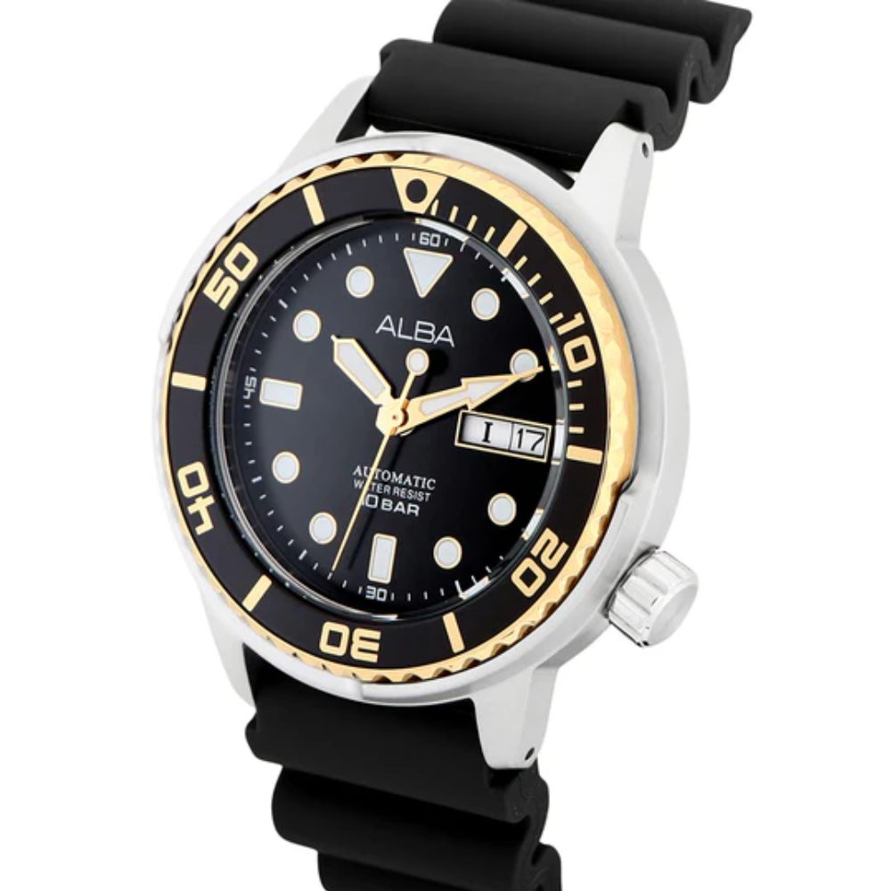 ALBA Automatic Black Dial Men's Watch AL4250X1