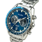 ALBA Active Navy Blue Dial Men's Watch A4B017X1