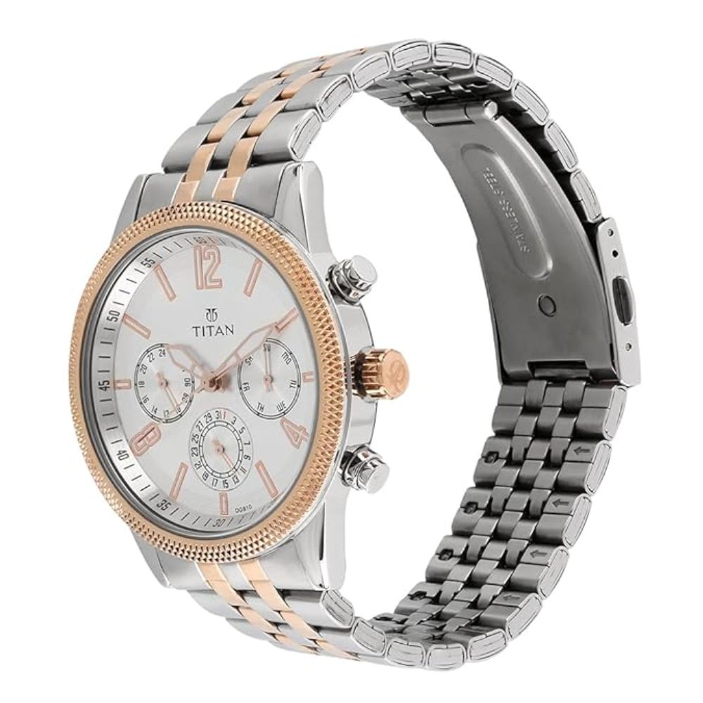 Titan Neo Silver Men's Watch 1734KM02