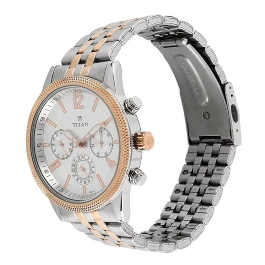 Titan Neo Silver Men's Watch 1734KM02
