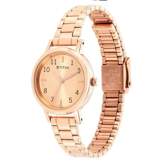 Titan Karishma Rose Gold Women's Watch 2678WM01