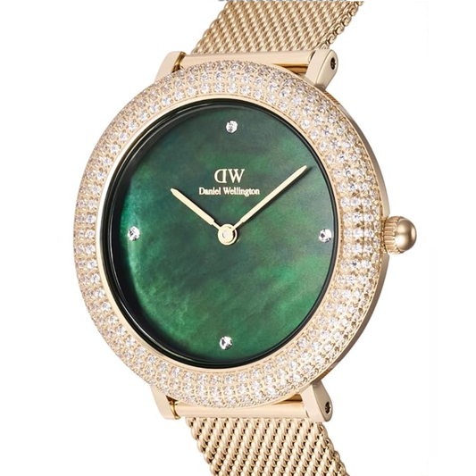 Daniel Wellington Crystal Bezel Silver Women Watch DW00100824K