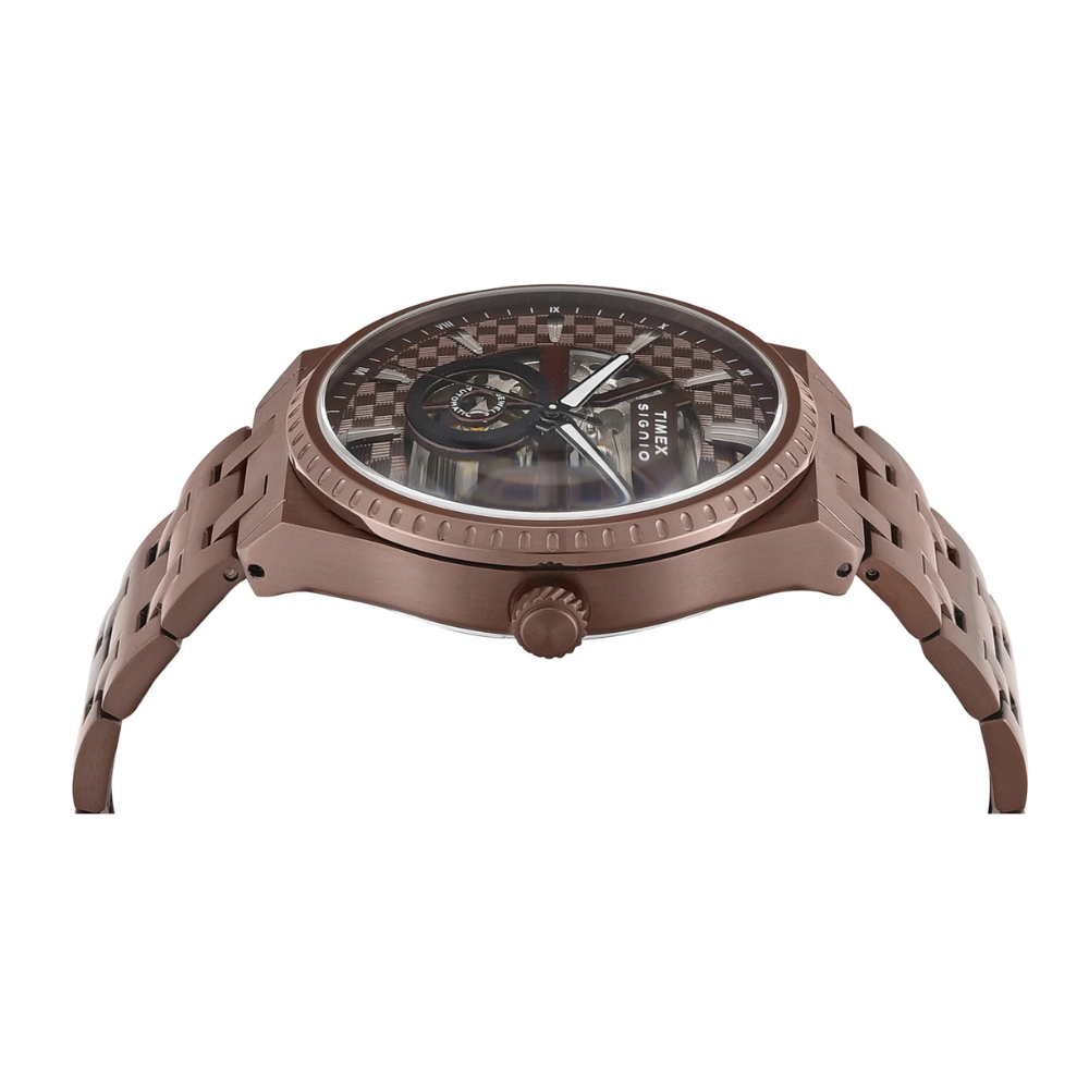 TIMEX Signio Brown Men Watch TWEG34002