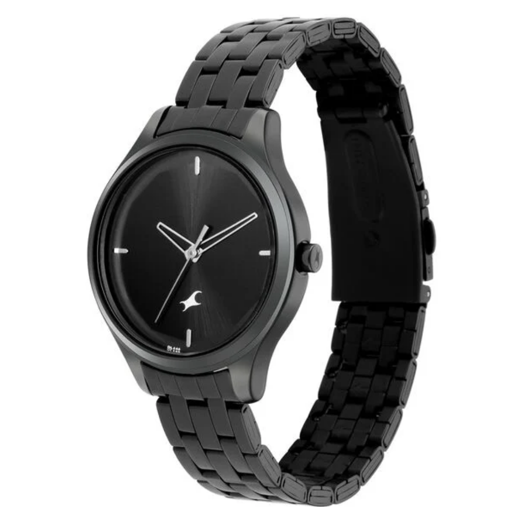 Fastrack Stunners Quartz Analog Black Dial Watch for Girls 6248NM01