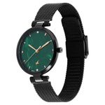 Fastrack Stunners X Quartz Analog Green Dial Watch For Girls 68049NM01