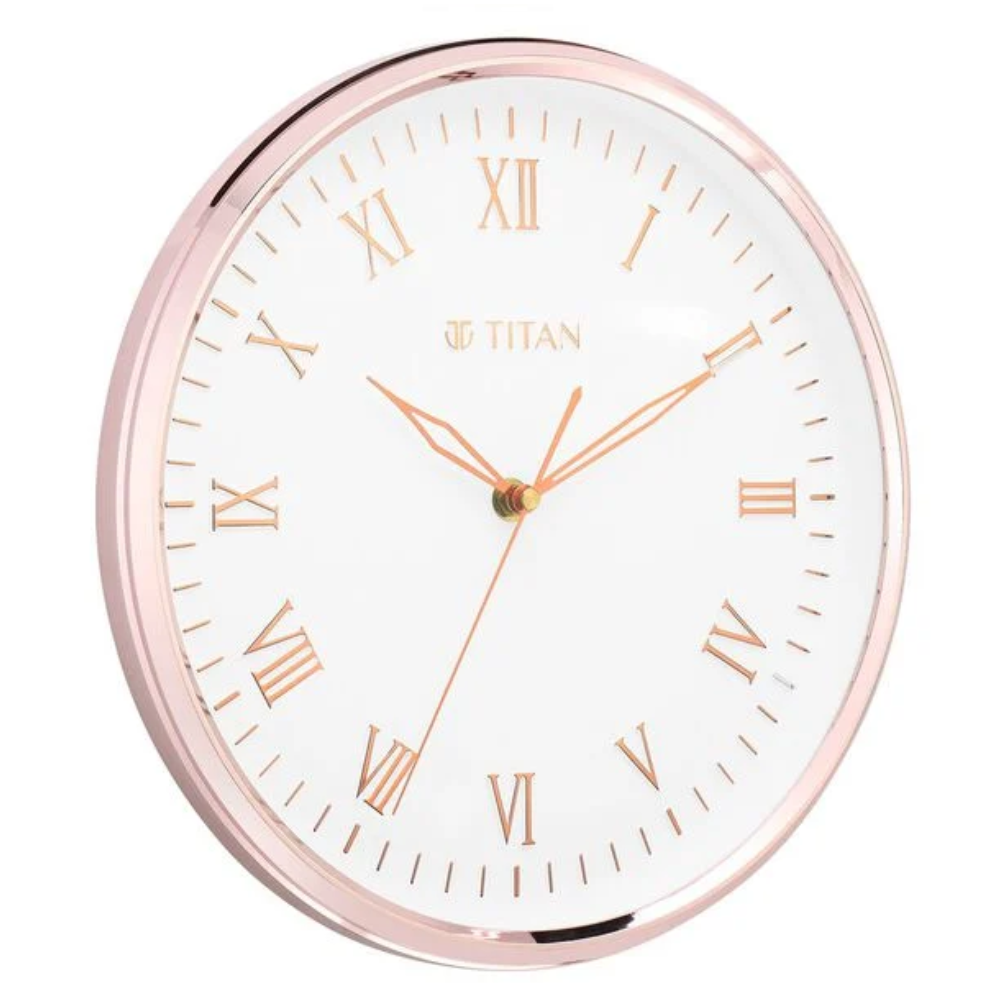 Titan Elegant White Dial Wall Clock NSW0001PA03