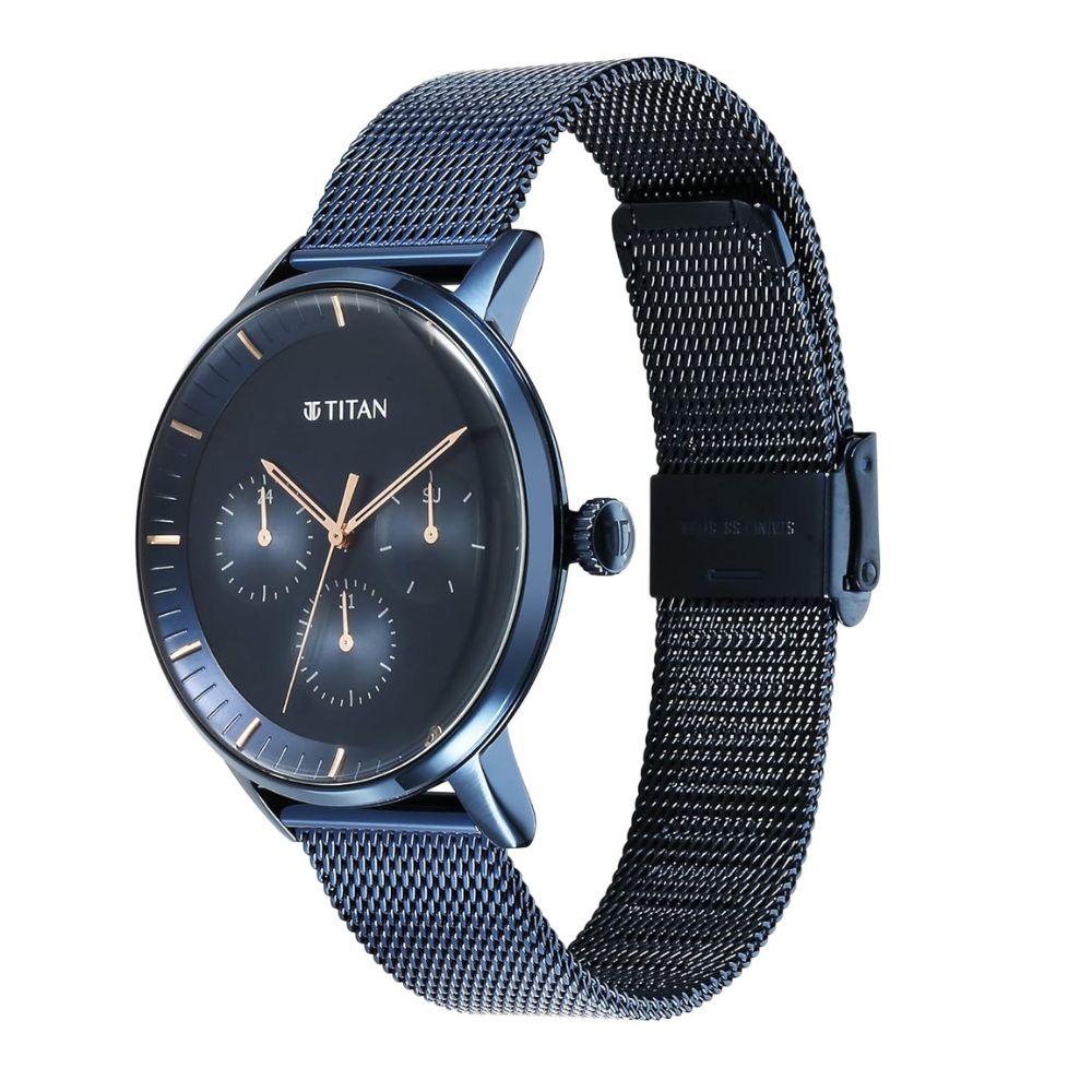 Titan Modern Classics Black Men's Watch 94006QM04