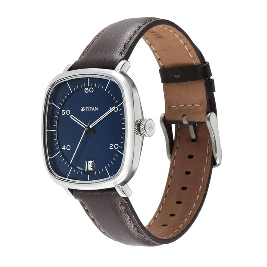 Titan Neo Curve Blue Dial Men's Watch 1885SL03
