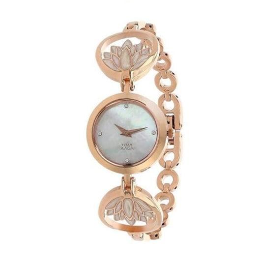 Titan Raga Aurora Beige Women's Watch 2540WM05