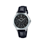 Casio Black Leather Strap Women's Watch LTP-V300L-1A | 10531192