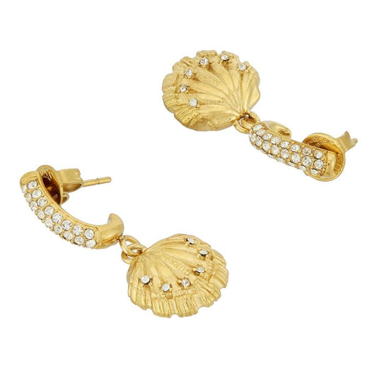 Guess Seashell Gold-Plated Women's Earrings UBE05137YG
