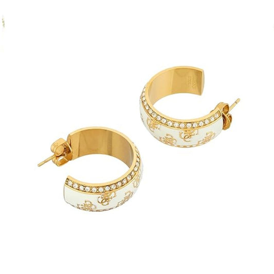 GUESS 4G Loop Gold Women's Earrings UBE02278YGWH