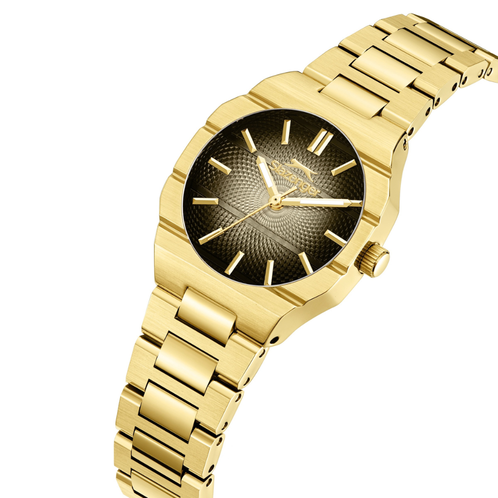 Slazenger Super Metal Gold Dial Women's Watch SL.09.2645.3.110