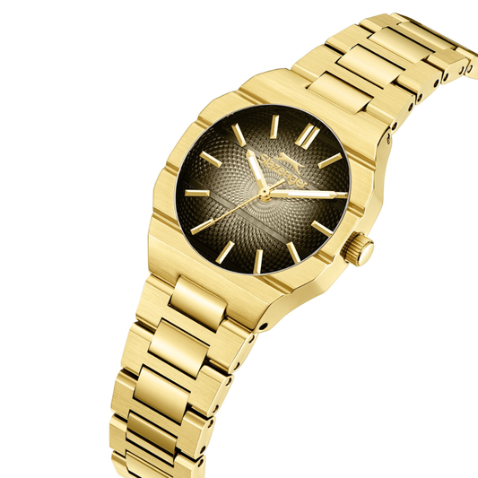 Slazenger Super Metal Gold Dial Women's Watch SL.09.2645.3.110