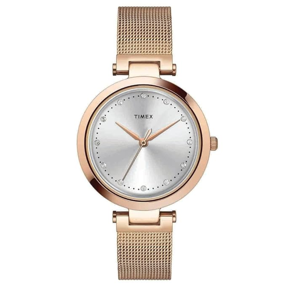 TIMEX Analog Rose Gold Women Watch TWEL11823