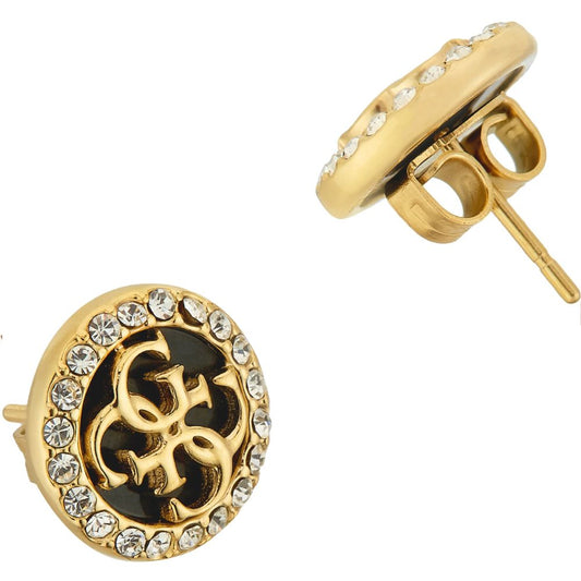 GUESS Life In 4G Gold-Plated Women's Earrings UBE02147YGBK