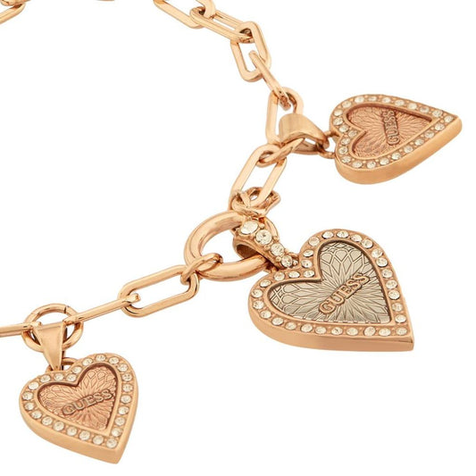 Guess Love Me Tender Rose Gold-Plated Women's Bracelet UBB03235RHRGL