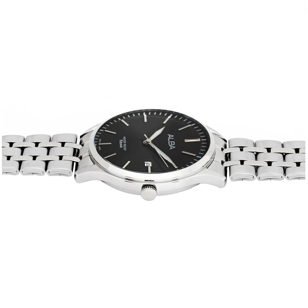 ALBA Prestige Black Dial Men's Watch AS9S15X1