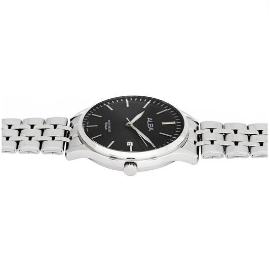 ALBA Prestige Black Dial Men's Watch AS9S15X1