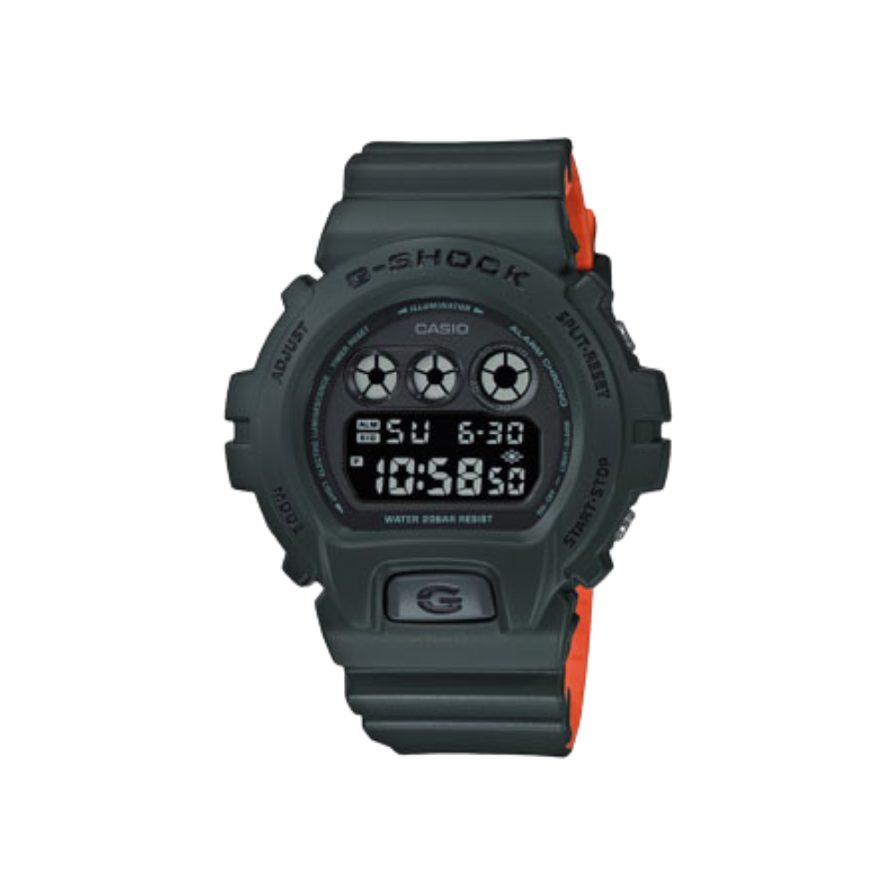 Casio Black Resin Strap Men's Watch DW-6900LU-3 | 10563371