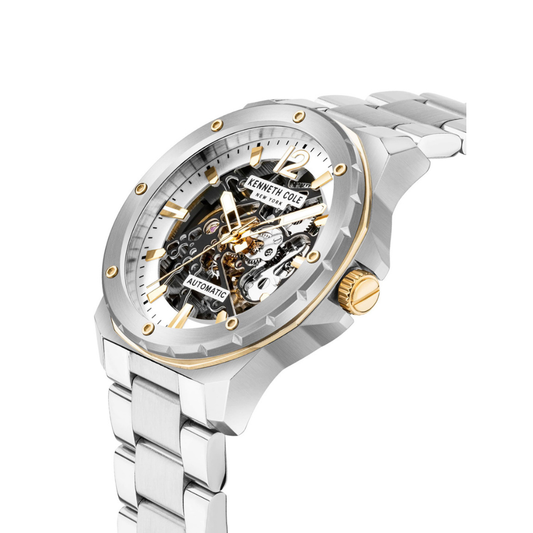 Kenneth Cole Automatic White Dial Men's Watch KCWGY2104202MN