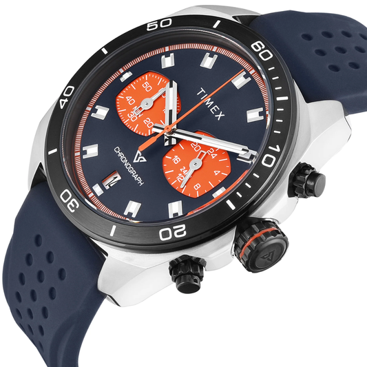 TIMEX Blue Orange Men's Watch TWEG34801