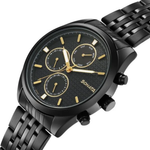 Sonata Magna Black Dial Men's Multifunction Watch 7155NM01