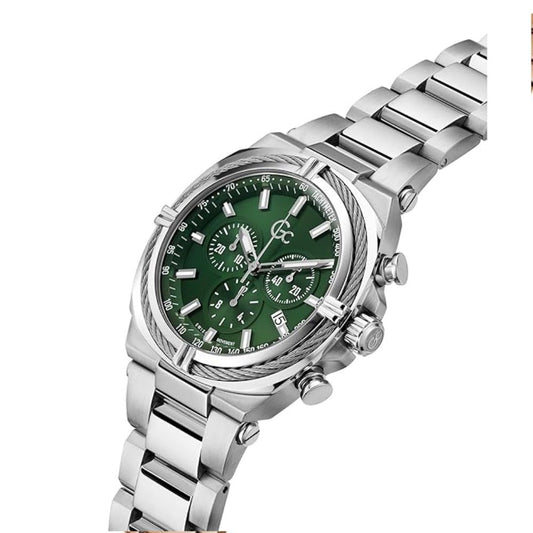 G.C. IronClass Chrono Green Dial Men's Watch Z32002G9MF