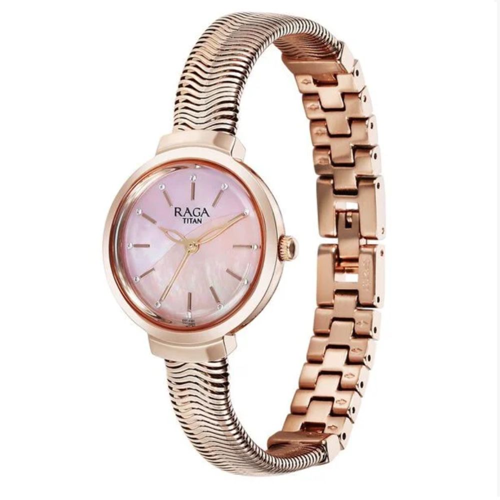 Titan Raga Viva Glam Mother of Pearl Women's Watch 2737WM01
