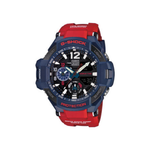 Casio Red Resin Strap Men's Watch GA-1100-2A | 10493627
