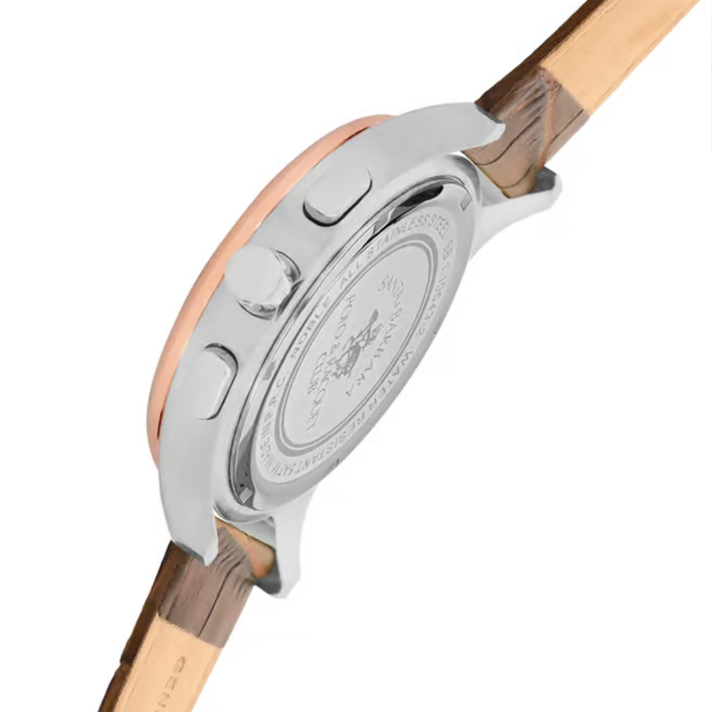 Santa Barbara Polo & Racquet Club Chronograph Silver Dial Men's Watch SB.1.10543-2