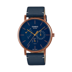Casio Blue Leather Strap Men's Watch MTP-E320RL-2EV, MTP-E321RL-2AV | 10617866