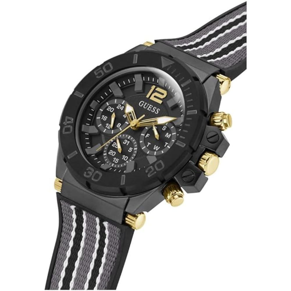 GUESS Pilot Black Men Watch GW0415G3