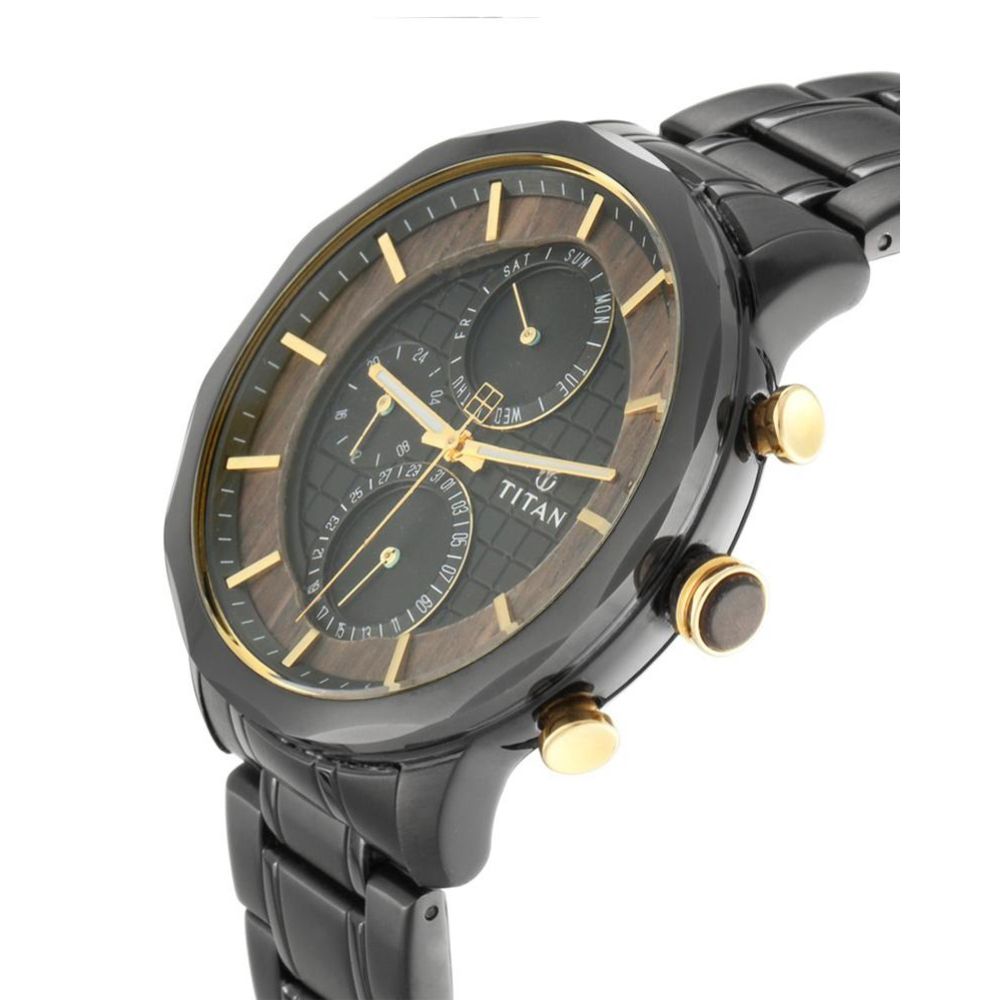 Titan Grandmaster Black Men's Watch 1789KM02