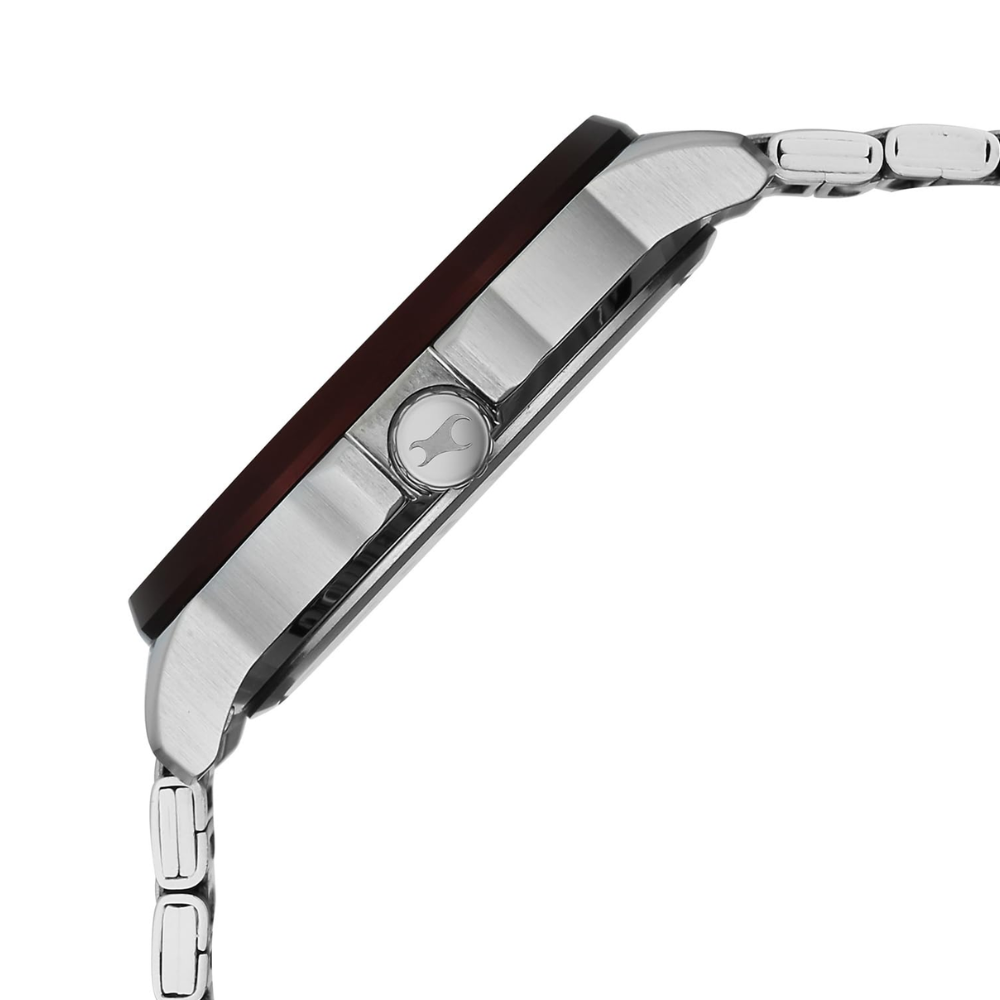 Fastrack Street Opulence Silver Men's Watch 3303KM05
