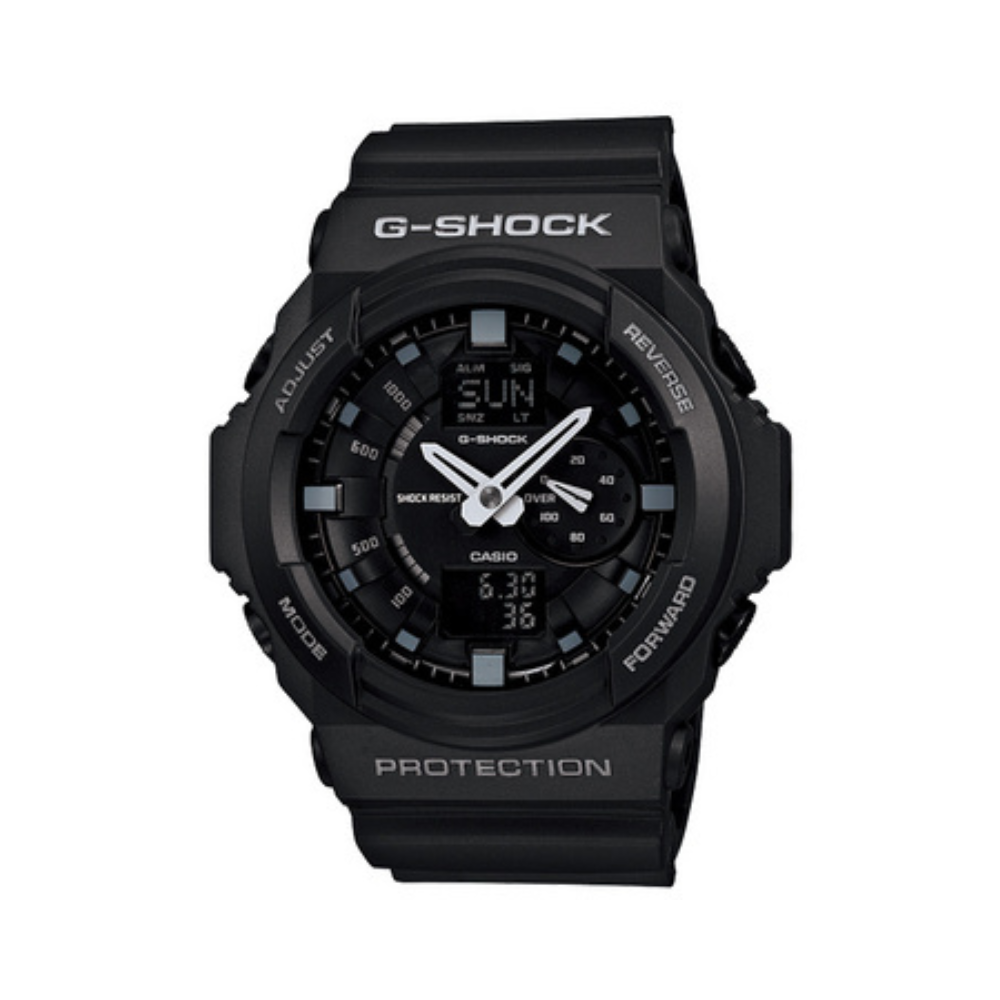 Casio Black Resin Strap Men's Watch GA-150-1A, GA-150MF-1A, GAS-100-1A | 10410441