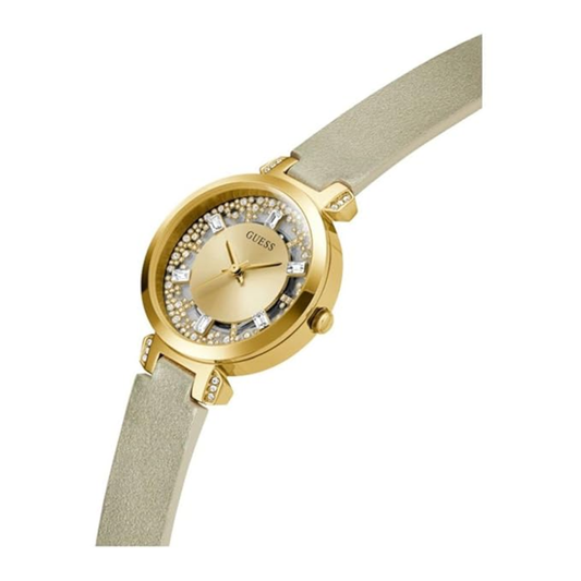 Guess Crystal Clear Rose Gold Women's Watch GW0535L4