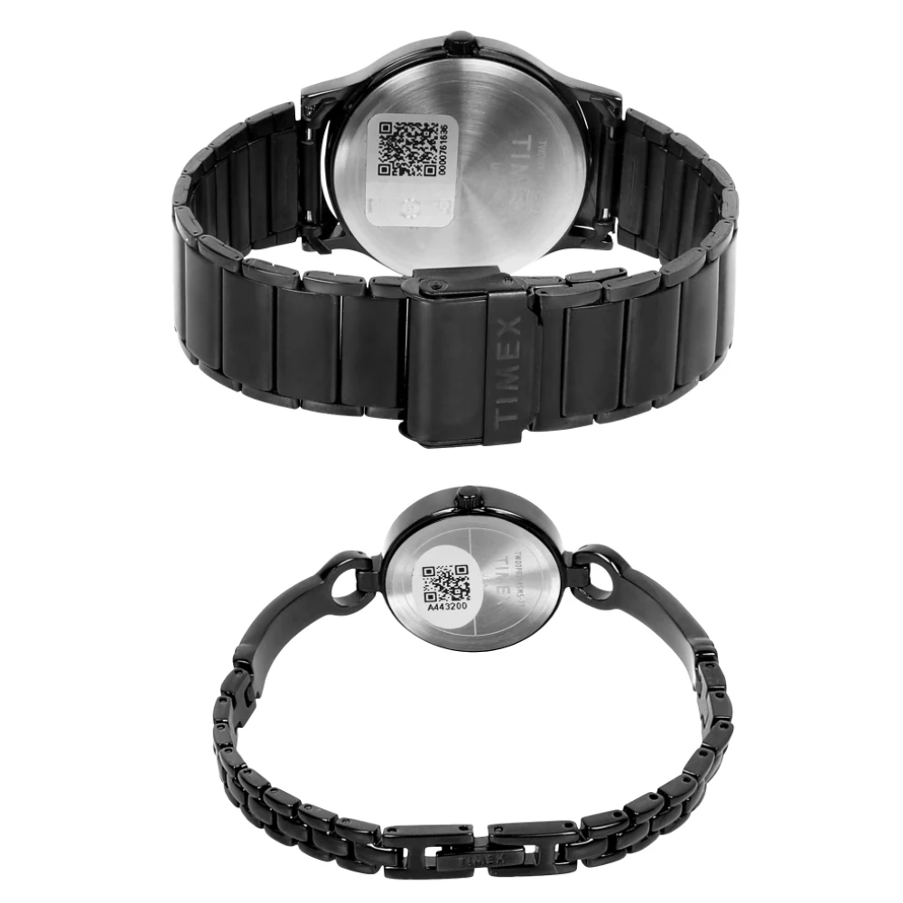Timex Classics Pairs Black Dial Day Date Men's Watch TW00PR264