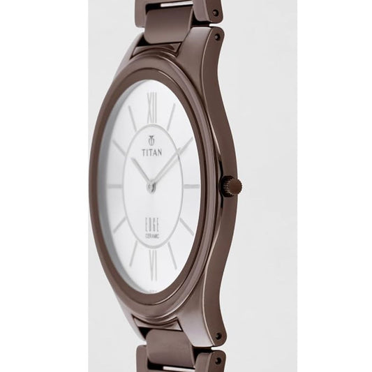 Titan Silver Men's Watch 1696QC02