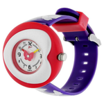 Zoop Analogue Watch with White Dial & Purple Strap for Girls Kids NSC4007PP02